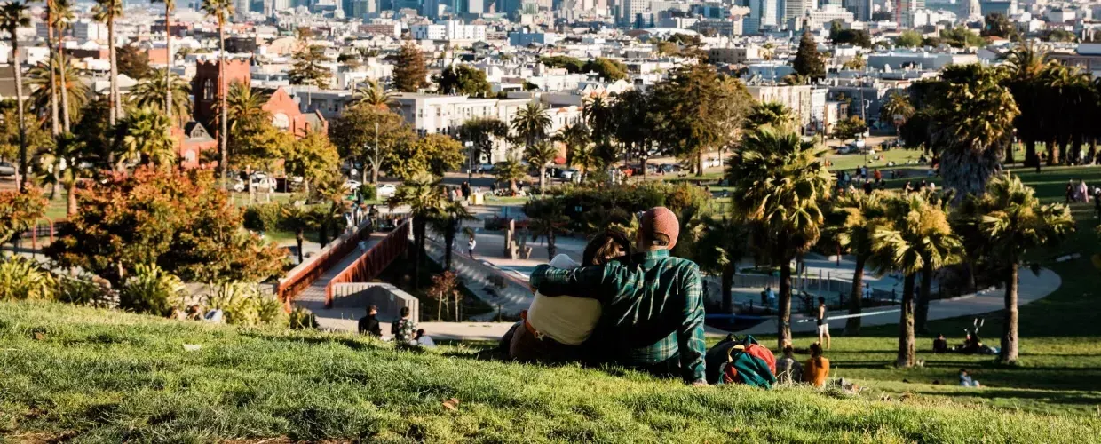 晴れた午後のDolores Park